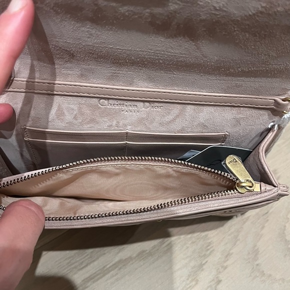 NWT Dior Addict studded wallet on a chain in nude - Picture 8 of 9